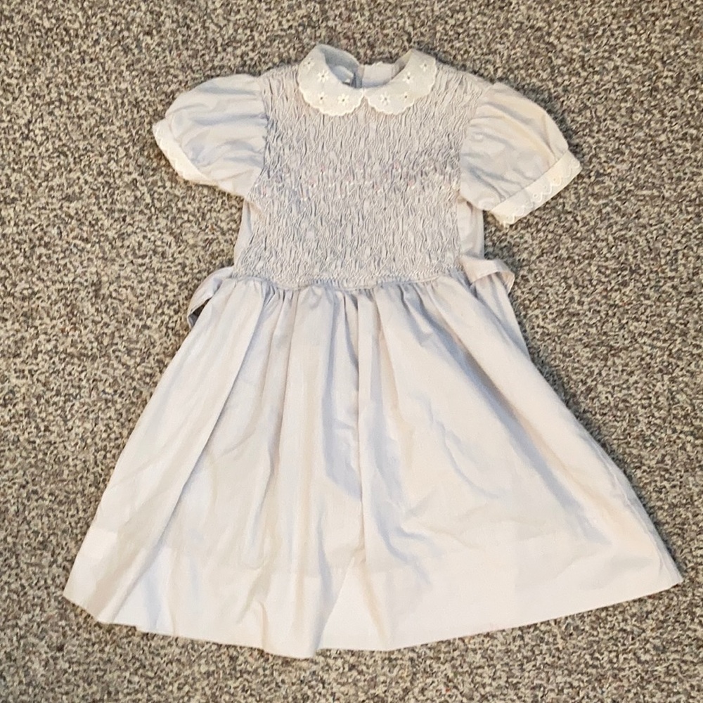 EUC Vintage Polly Flinders Hans Smocked Dress